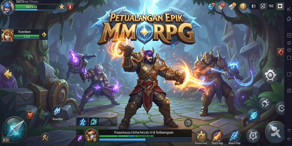 Screenshot gameplay 369ZK yang menampilkan aksi petualangan MMORPG.