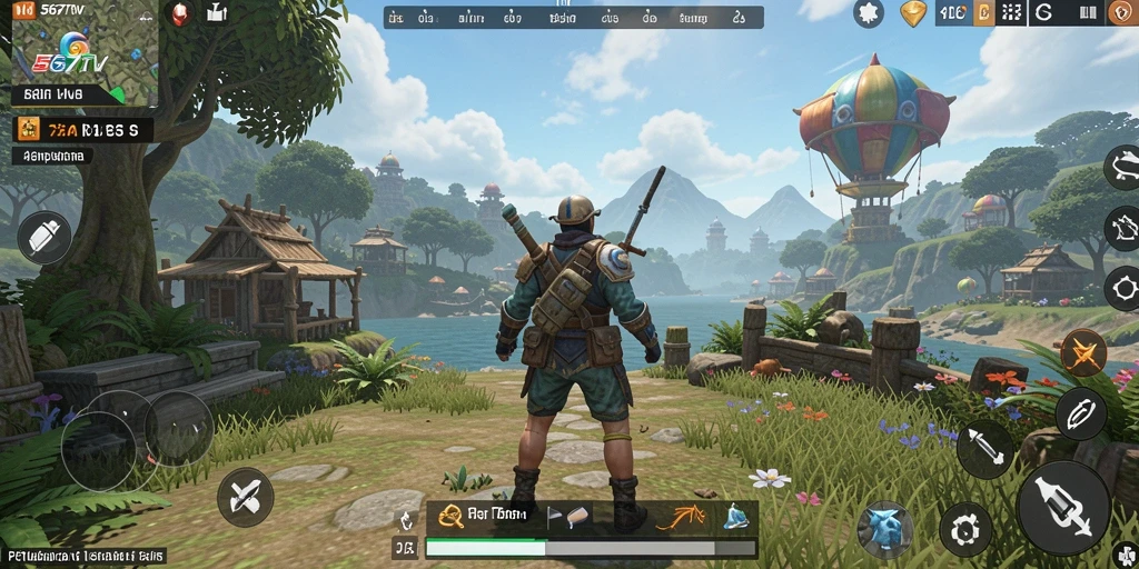 Gameplay 567TV yang menakjubkan dalam dunia terbuka.