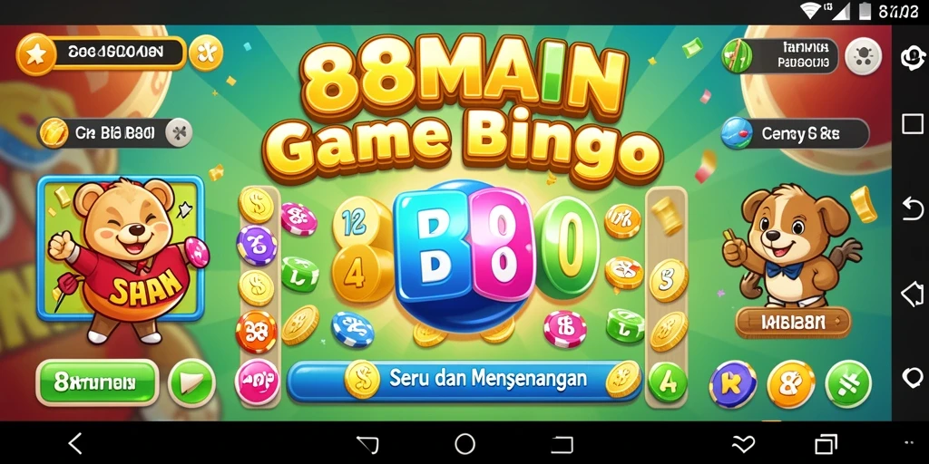 Tampilan gameplay Bingo di 88MAIN yang menarik dan interaktif.