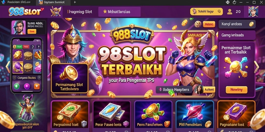 Tampilan menarik gameplay slot di 988SLOT.