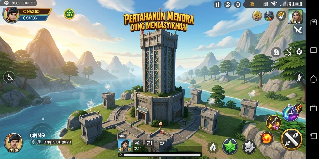 Gameplay seru CINA365 dengan strategi menara yang mendebarkan.