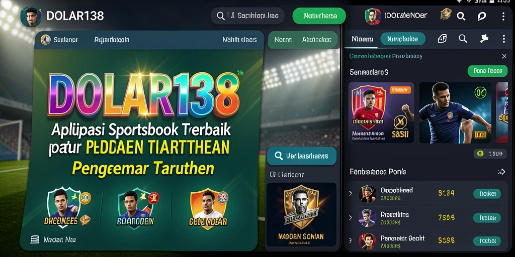 Tampilan gameplay DOLAR138 yang menarik dalam aplikasi Sportsbook.