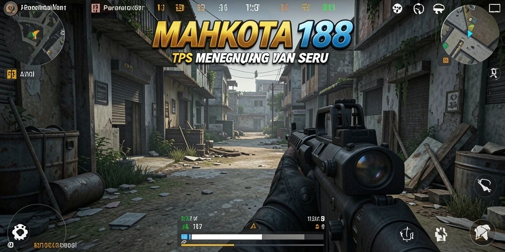 Tampilan menarik dari gameplay menegangkan di MAHKOTA188.