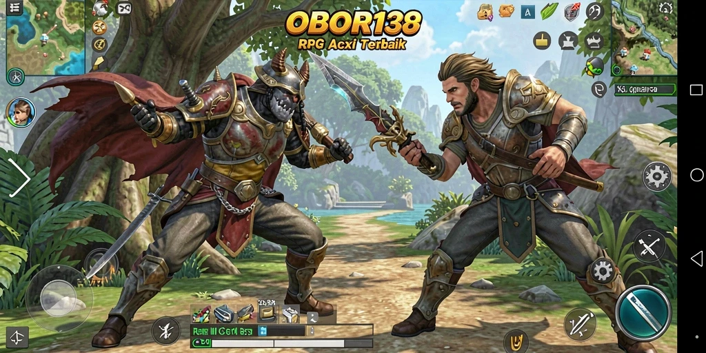 Gameplay seru dengan aksi pertarungan yang memukau.