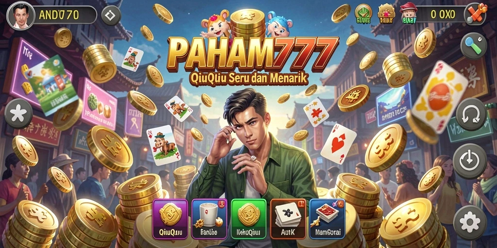 Tampilan gameplay QiuQiu PAHAM777 yang menarik dan interaktif.
