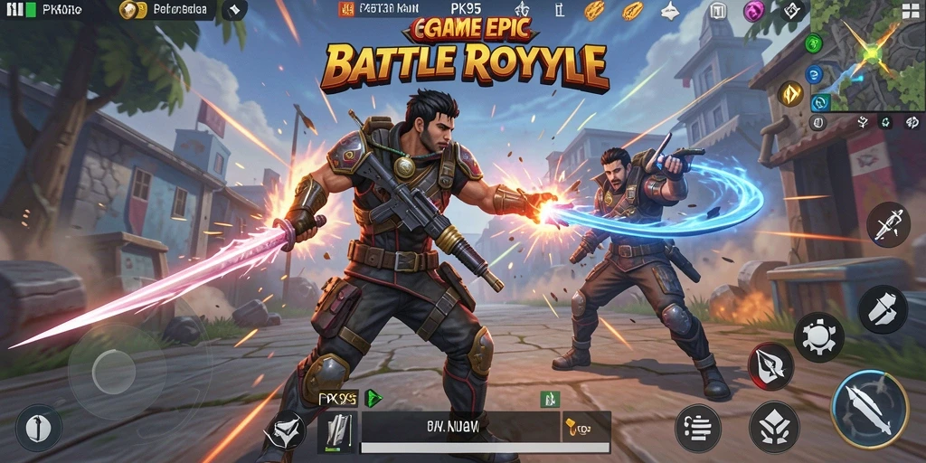 Tangkapan layar gameplay PK95 yang menegangkan dan seru.
