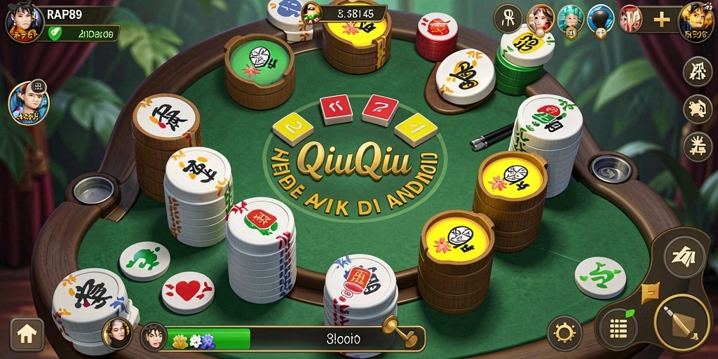 Screenshot gameplay QiuQiu yang seru dan mendebarkan di RAP89.