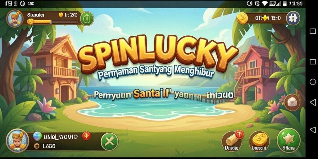 Tampilan menarik dari gameplay SPINLUCKY yang mengasyikkan.