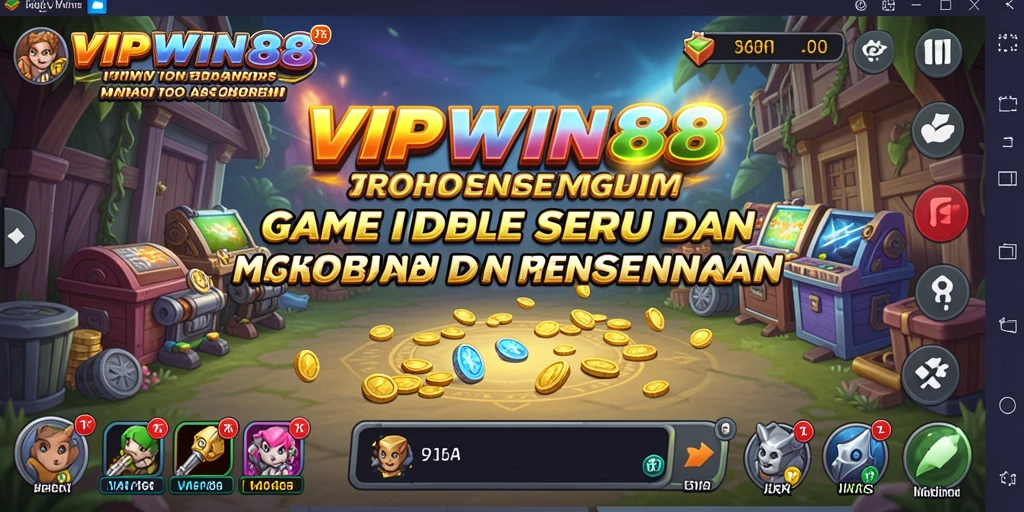 Screenshot gameplay VIPWIN88 menampilkan aksi Idle yang seru.