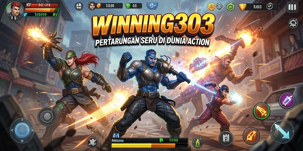 Tangkapan layar menampilkan aksi seru dalam game WINNING303.